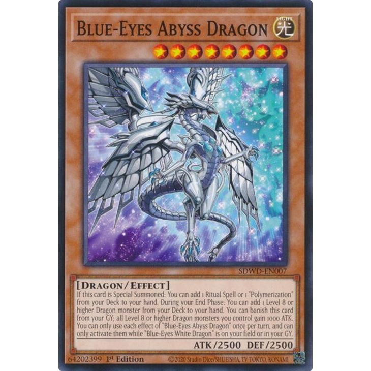 Image for Blue-Eyes Abyss Dragon (SDWD-EN007) (SDWD) - YuGiOh