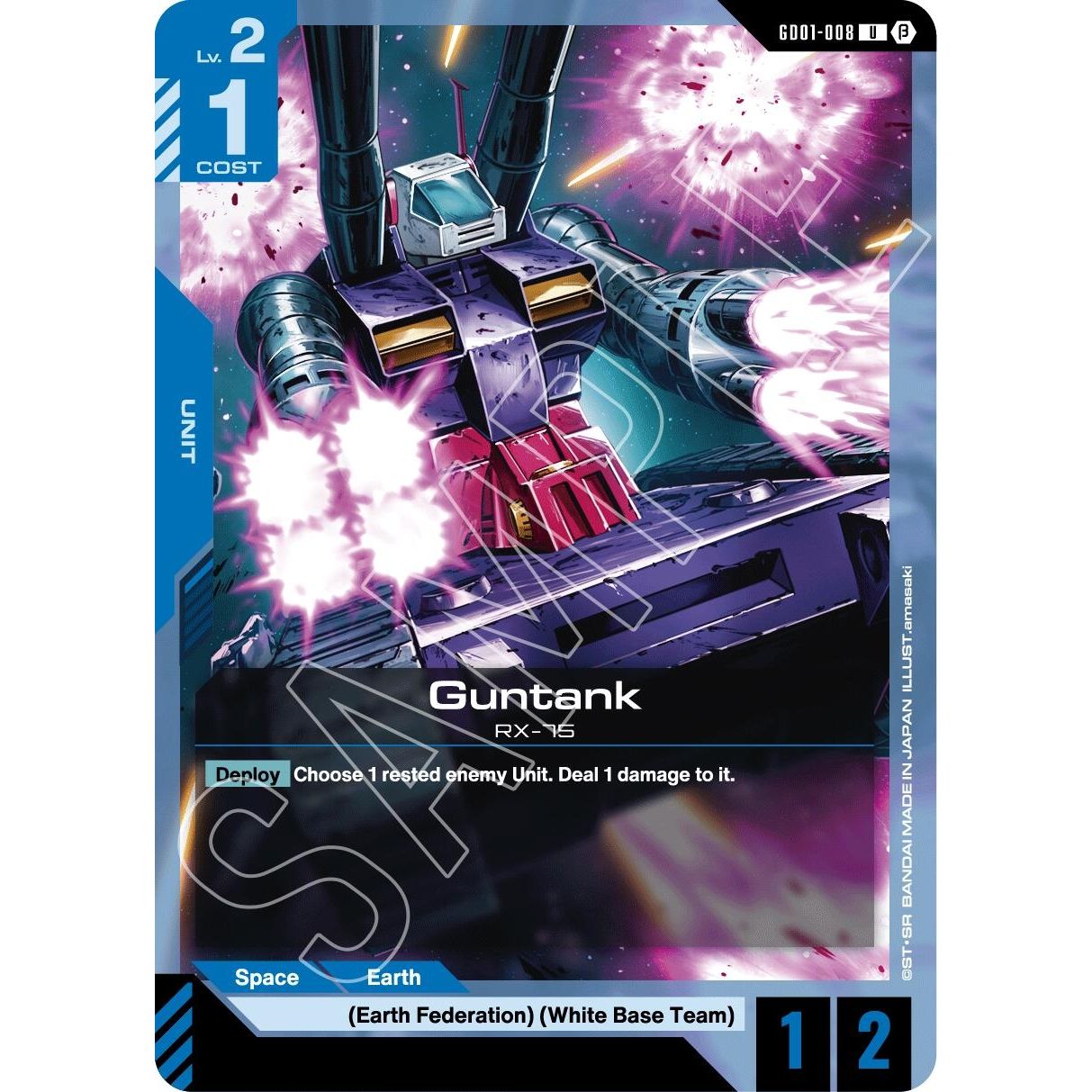 Image for Guntank (GD01-008) (GD01_b) - Gundam Card Game