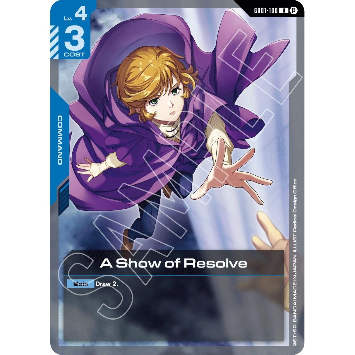 Image for A Show of Resolve (GD01-100) (GD01_b) - Gundam Card Game