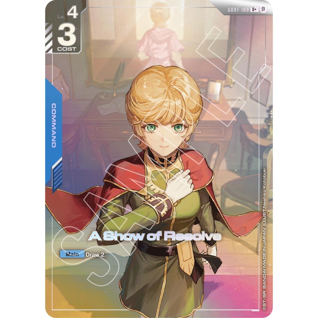 Image for A Show of Resolve (U+) (GD01-100) (GD01_b) - Gundam Card Game