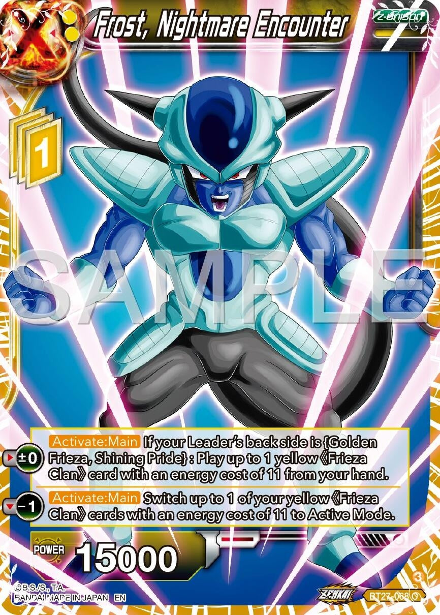 Image for Frost, Nightmare Encounter (BT27-068) (BT27) - Dragon Ball Super: Masters
