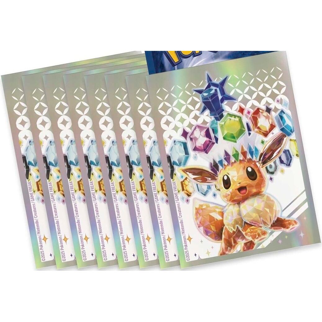 Image for Pokemon TCG: Prismatic Evolution Elite Trainer Box Card Sleeves - Eevee (65 Pack) - Card Sleeves