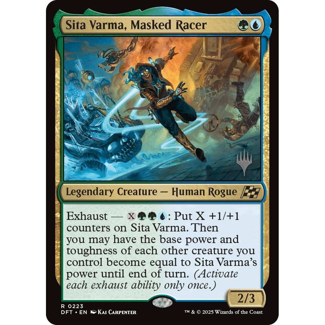 Image for Sita Varma, Masked Racer (223) (PPDFT) - Magic: The Gathering