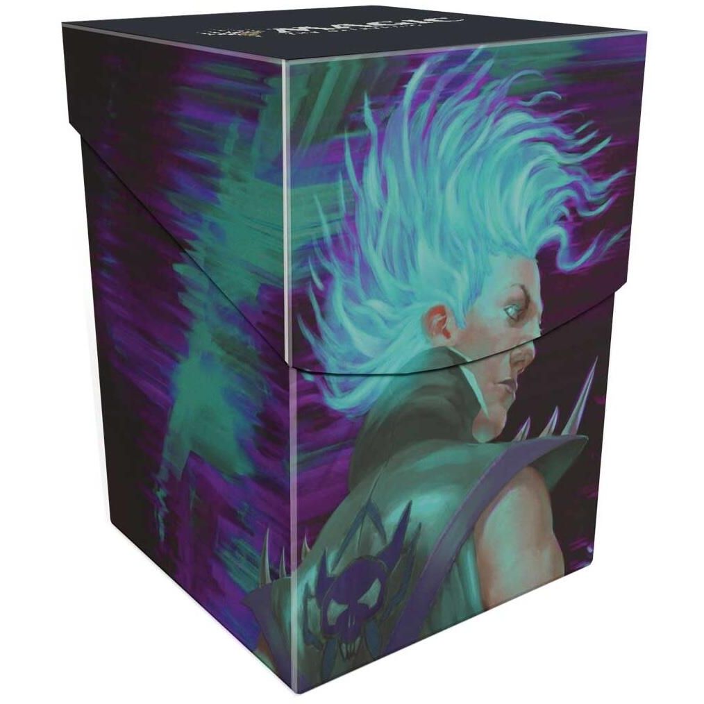 Image for Aetherdrift - Borderless Racer 2: Winter Cursed Rider 100+ Deck Box for Magic: The Gathering - Deck Boxes