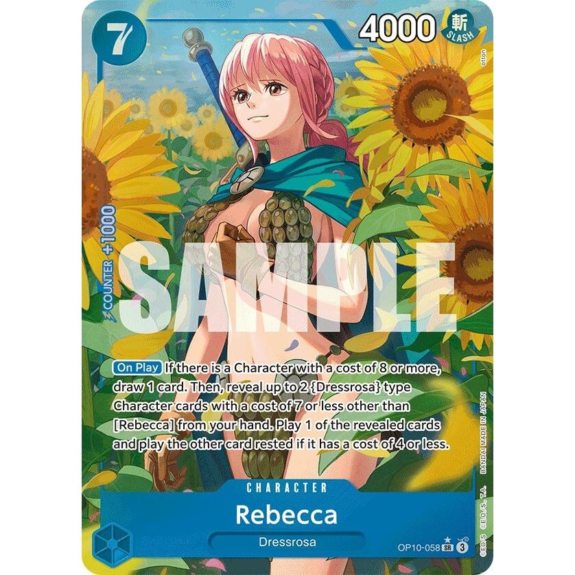 Image for Rebecca (Parallel) (OP10-058) (OP10) - One Piece Card Game