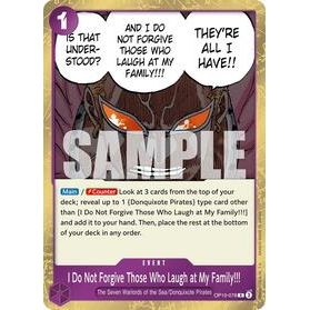 I Do Not Forgive Those Who Laugh at My Family!!! - One Piece — Royal Blood (100)