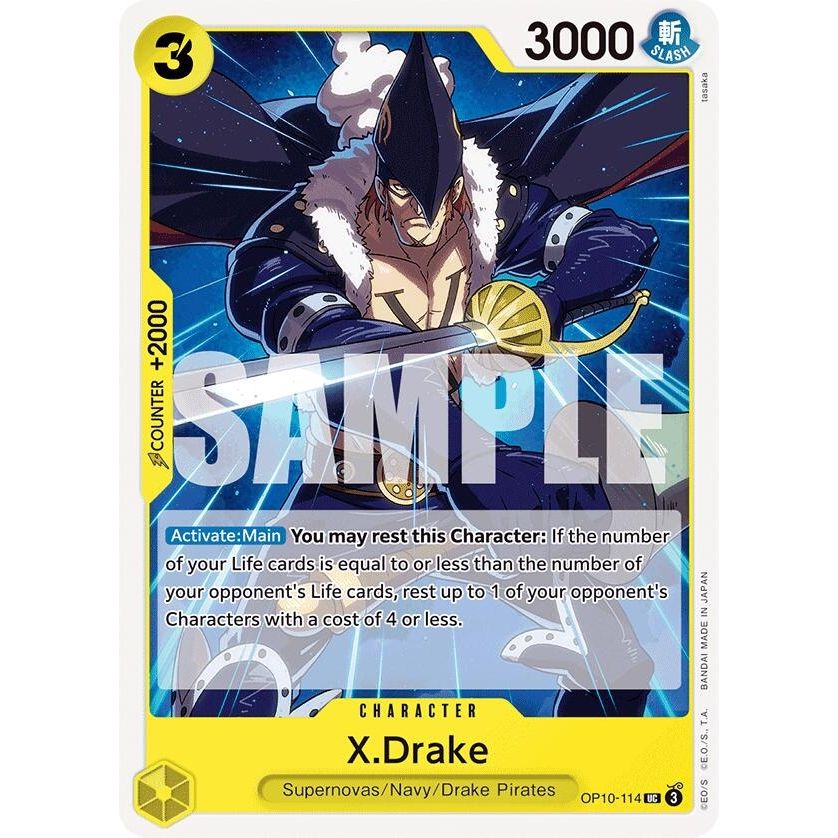 Image for X.Drake (OP10-114) (OP10) - One Piece Card Game