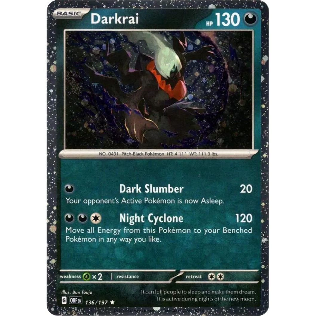Image for Darkrai (Cosmos Holo) (136/197) (MCAP) - Pokemon