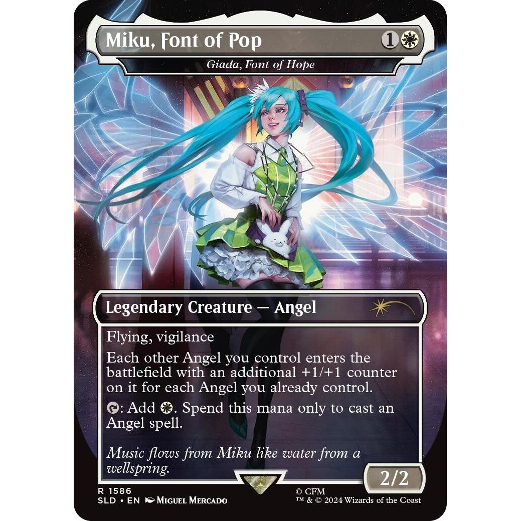 Image for Miku, Font of Pop - Giada, Font of Hope (1586) (SLD) - Magic: The Gathering