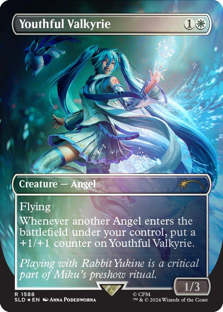 Youthful Valkyrie (Rainbow Foil) (1588) (SLD)