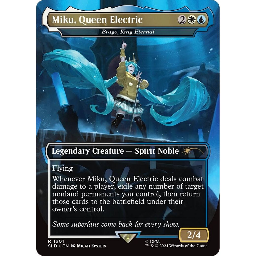 Image for Miku, Queen Electric - Brago, King Eternal (1601) (SLD) - Magic: The Gathering