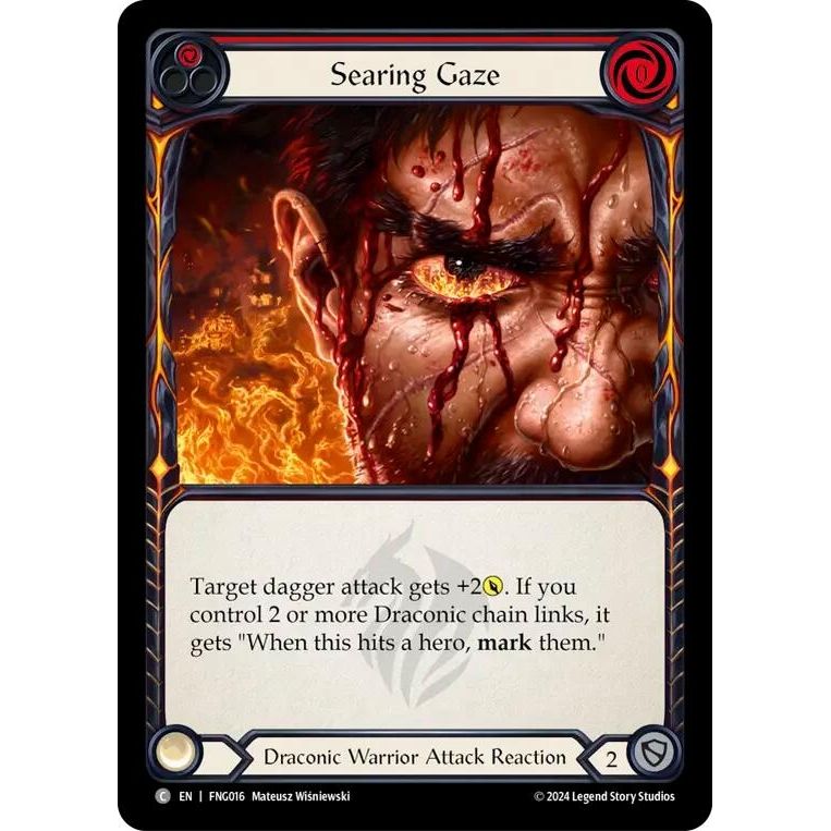 Image for Searing Gaze (Red) (FNG016) - Flesh and Blood TCG