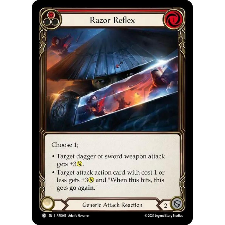 Image for Razor Reflex (Red) (ARK016) - Flesh and Blood TCG