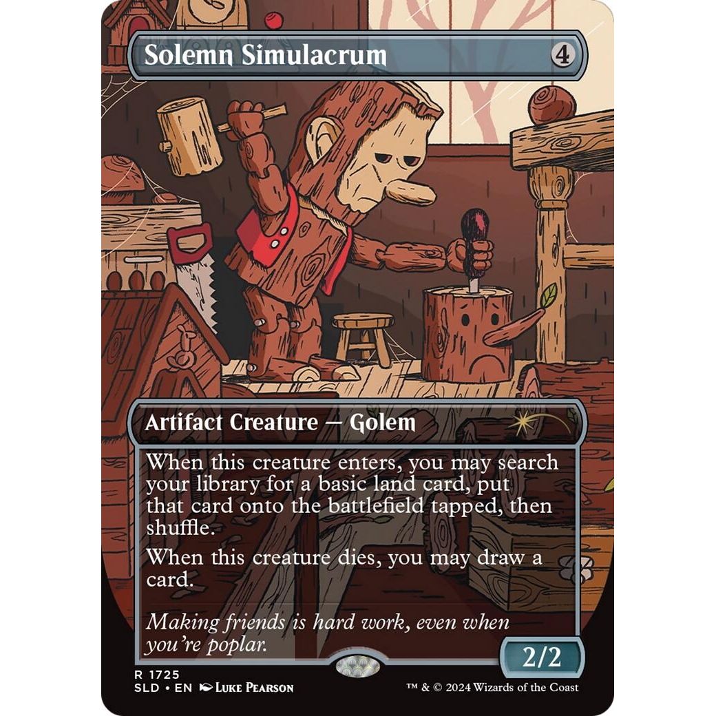 Image for Solemn Simulacrum (1725) (1725) (SLD) - Magic: The Gathering