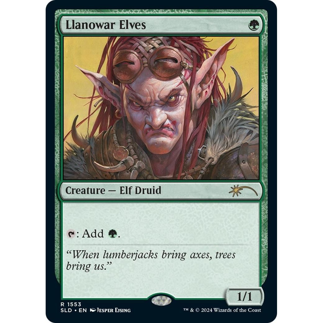 Image for Llanowar Elves (1553) (1553) (SLD) - Magic: The Gathering