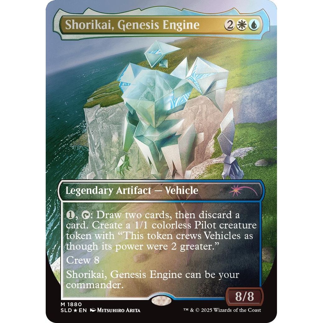 Image for Shorikai, Genesis Engine (Rainbow Foil) (1880) (SLD) - Magic: The Gathering