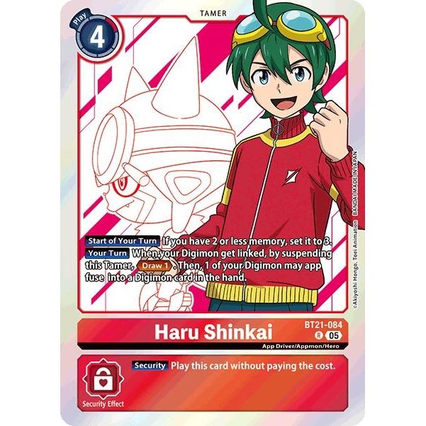 Image for Haru Shinkai (BT21-084 R) (BT21) - Digimon Card Game
