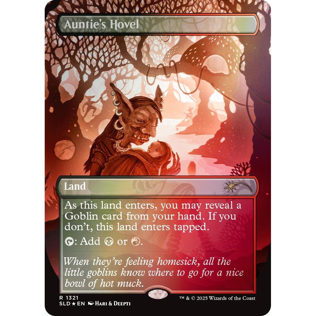 Image for Auntie's Hovel (Rainbow Foil) (1321) (SLD) - Magic: The Gathering