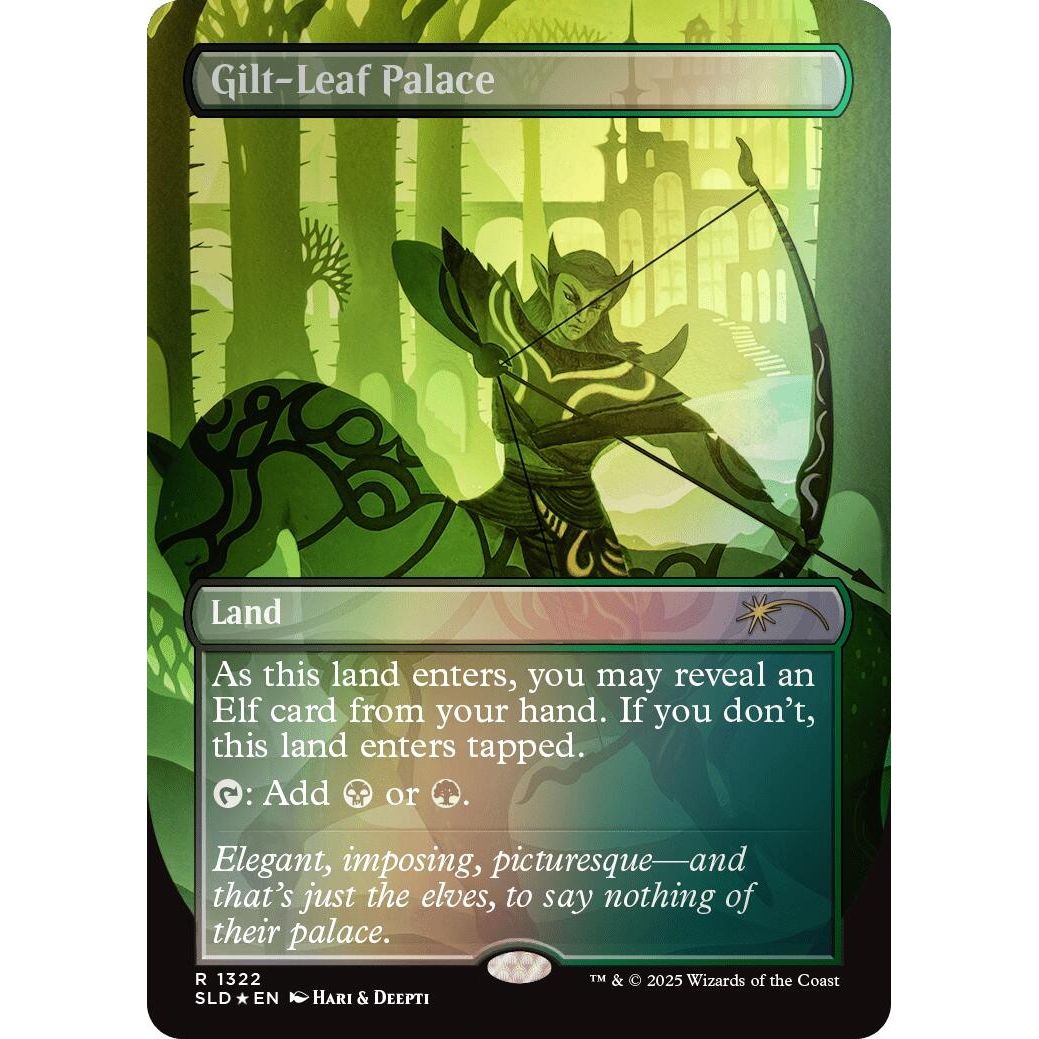 Image for Gilt-Leaf Palace (Rainbow Foil) (1322) (SLD) - Magic: The Gathering