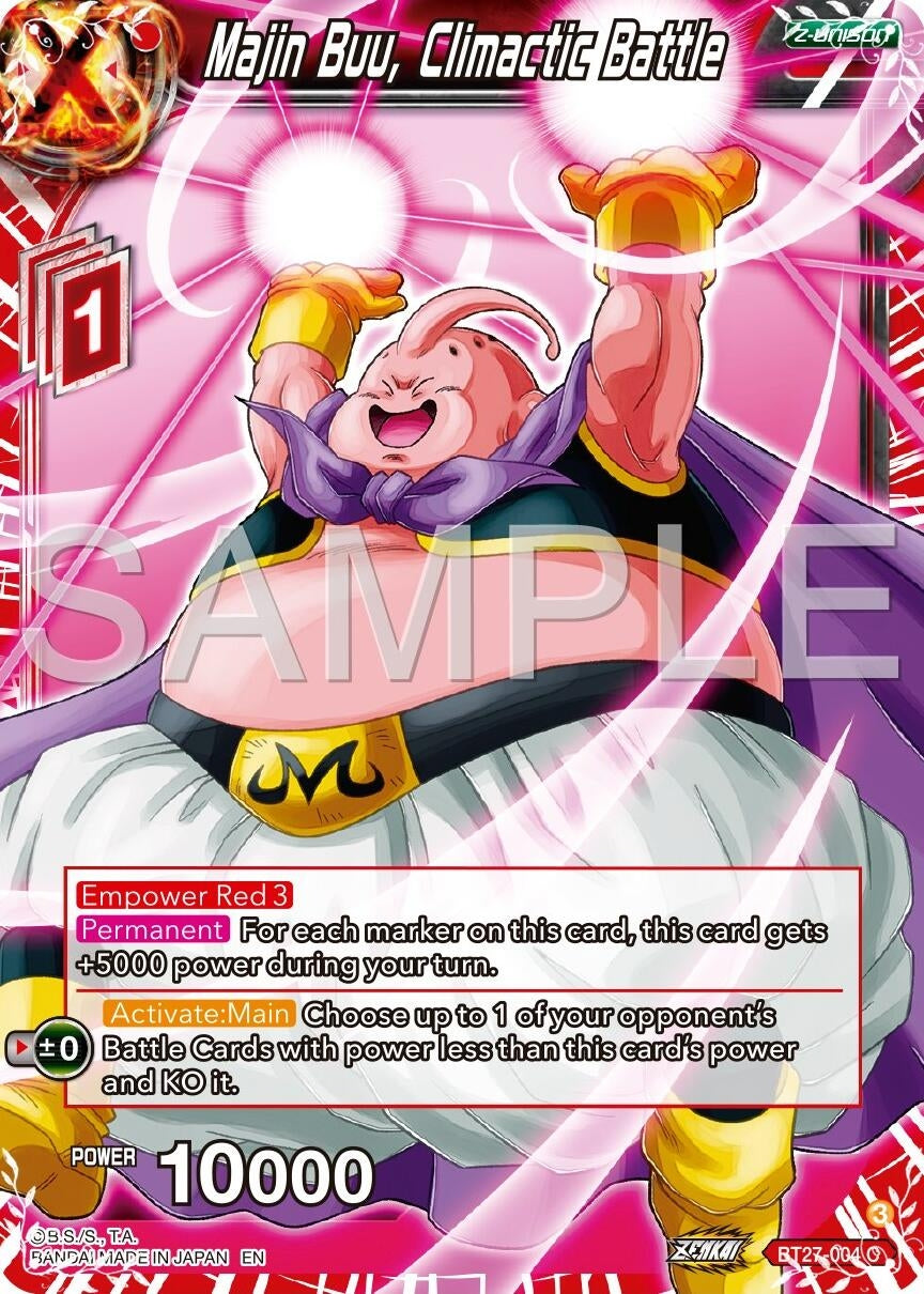 Image for Majin Buu, Climactic Battle (BT27-004) (BT27) - Dragon Ball Super: Masters