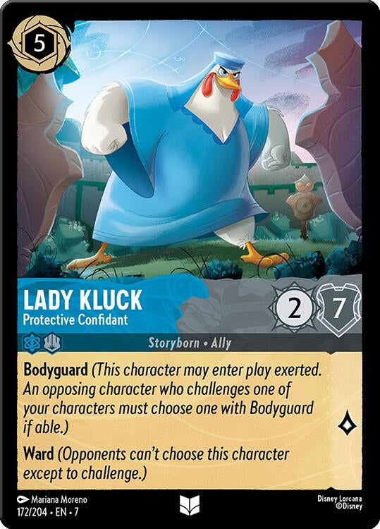 Image for Lady Kluck - Protective Confidant (172/204) (7) - Disney Lorcana