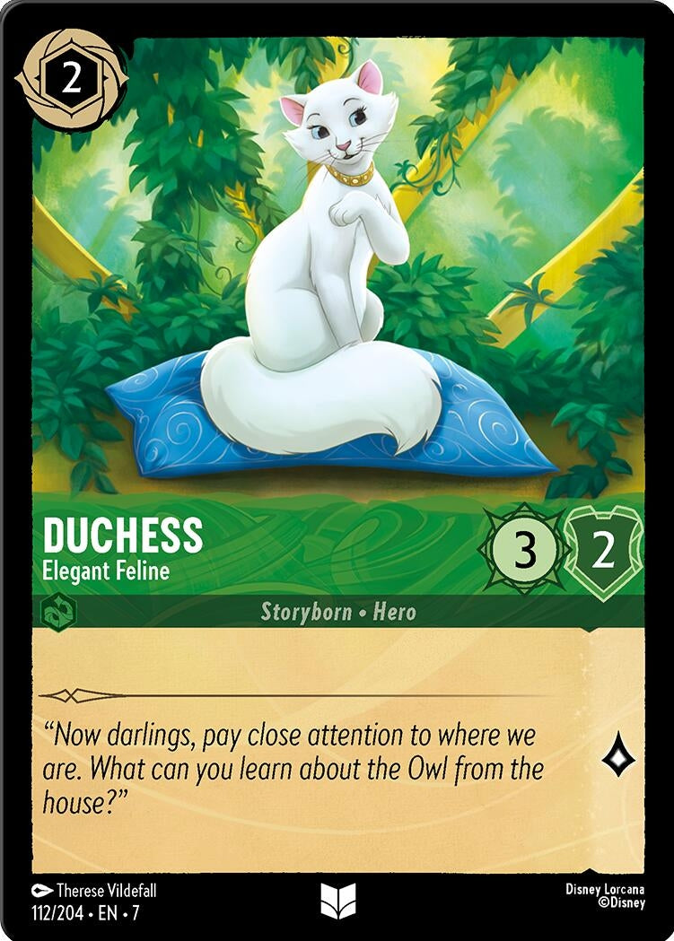 Image for Duchess - Elegant Feline (112/204) (7) - Disney Lorcana