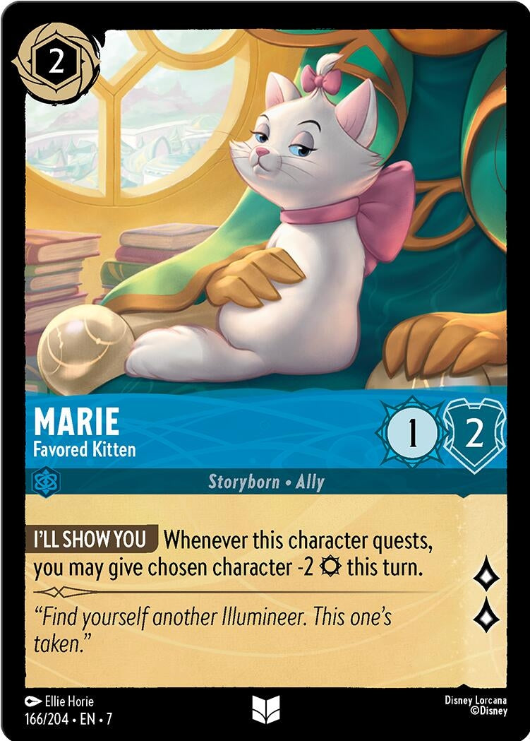 Image for Marie - Favored Kitten (166/204) (7) - Disney Lorcana
