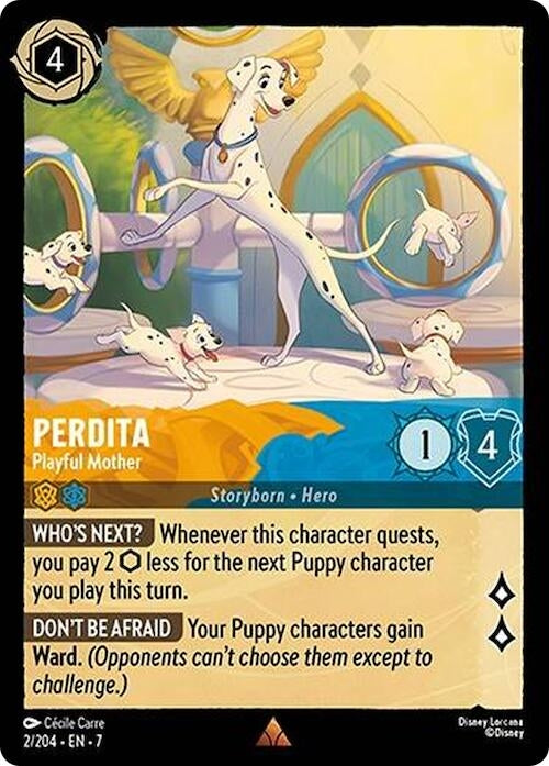 Image for Perdita - Playful Mother (2/204) (7) - Disney Lorcana