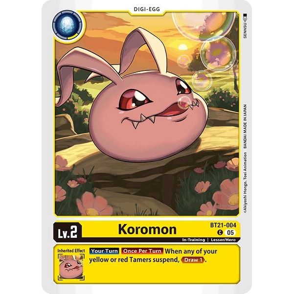 Image for Koromon (BT21-004 C) (BT21) - Digimon Card Game