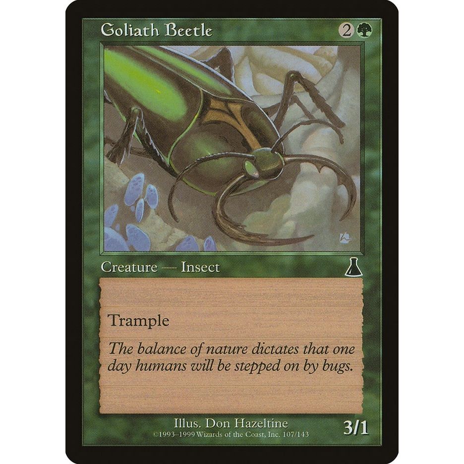 Image for Goliath Beetle (107) (UDS) - Magic: The Gathering