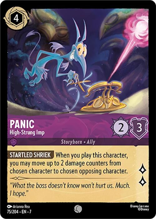 Image for Panic - High-Strung Imp (75/204) (7) - Disney Lorcana