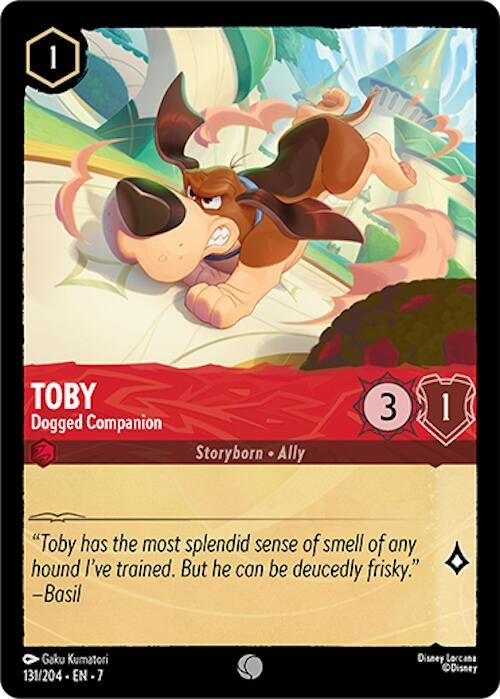 Image for Toby - Dogged Companion (131/204) (7) - Disney Lorcana
