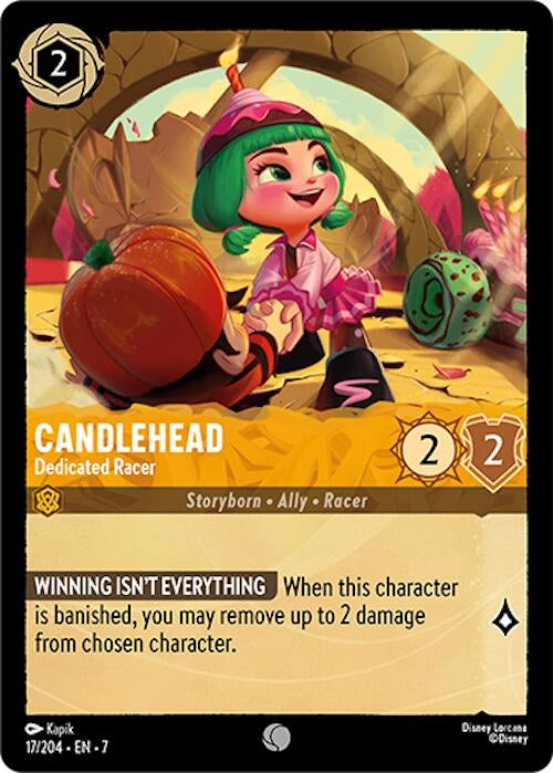 Image for Candlehead - Dedicated Racer (17/204) (7) - Disney Lorcana
