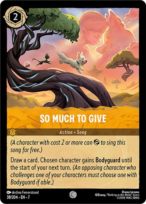 Image for So Much to Give (38/204) (7) - Disney Lorcana