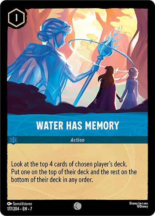Image for Water Has Memory (177/204) (7) - Disney Lorcana