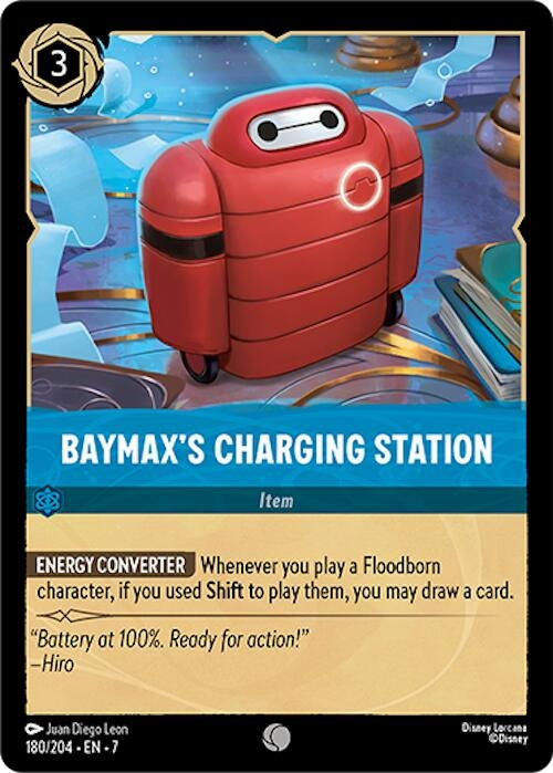 Image for Baymax's Charging Station (180/204) (7) - Disney Lorcana