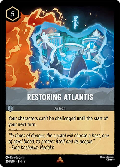 Image for Restoring Atlantis (201/204) (7) - Disney Lorcana