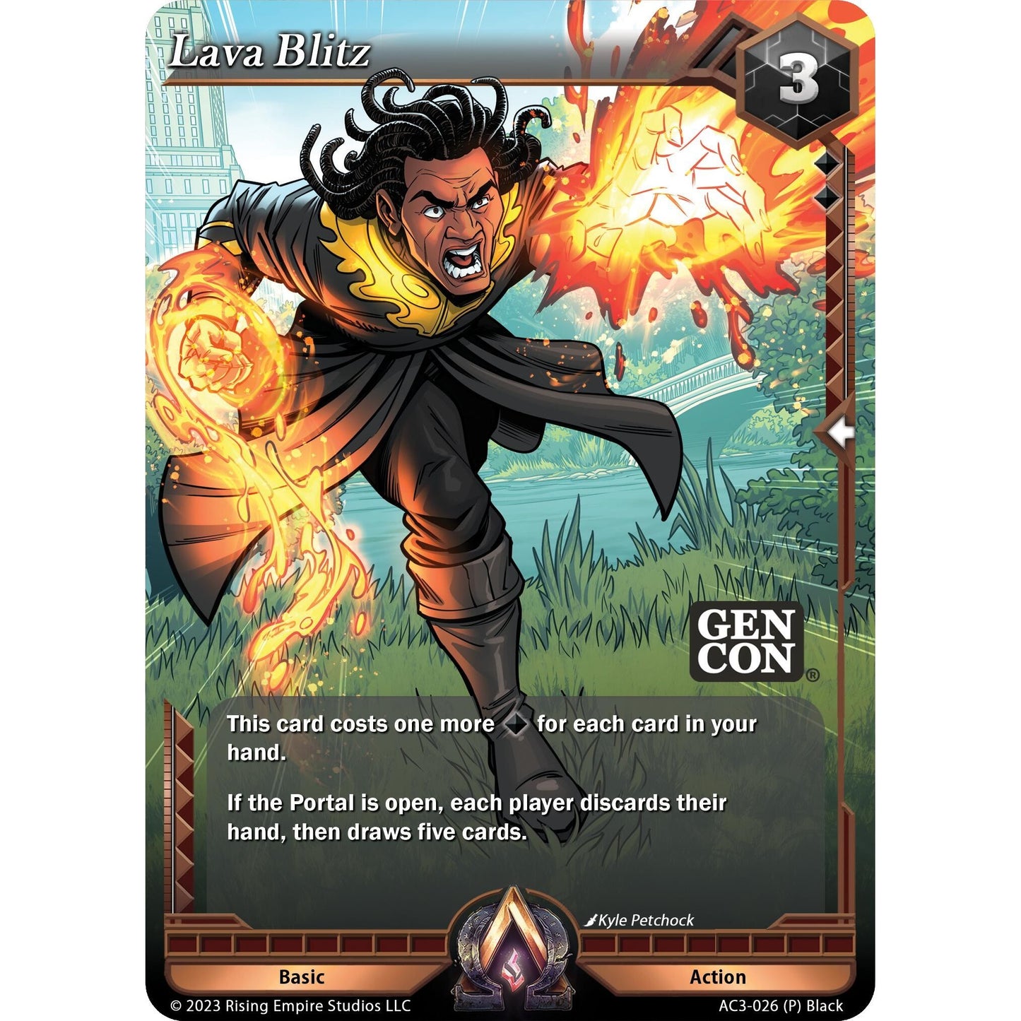 Image for Lava Blitz (Gen Con Promo) (AC3-026) (AC3) - Alpha Clash