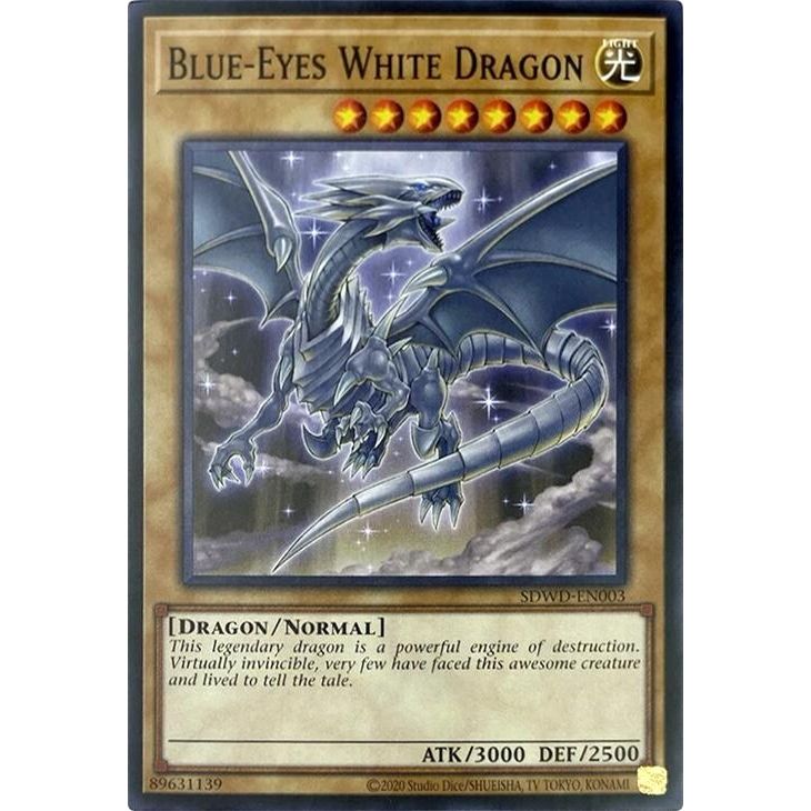 Image for Blue-Eyes White Dragon (SDWD-EN003) (Unlimited Misprint) (SDWD-EN003) (SDWD) - YuGiOh