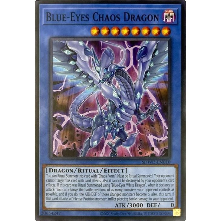 Image for Blue-Eyes Chaos Dragon (Unlimited Misprint) (SDWD-EN010) (SDWD) - YuGiOh