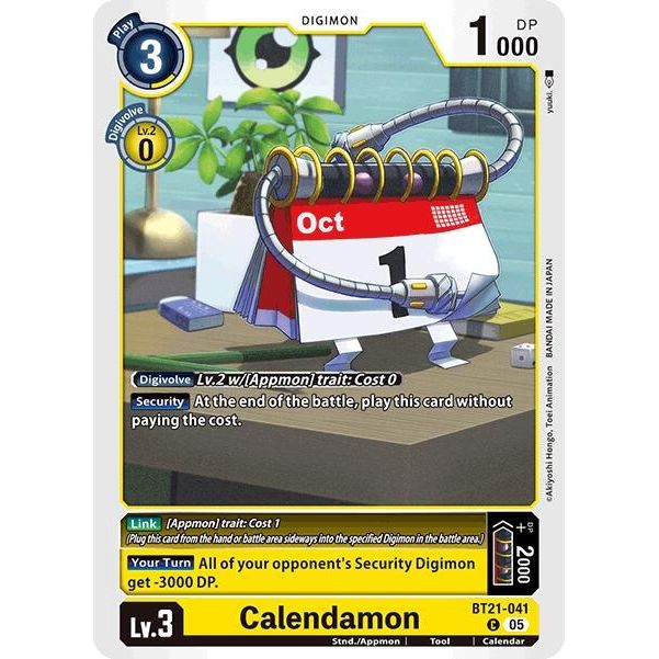 Image for Calendamon (BT21-041 C) (BT21) - Digimon Card Game