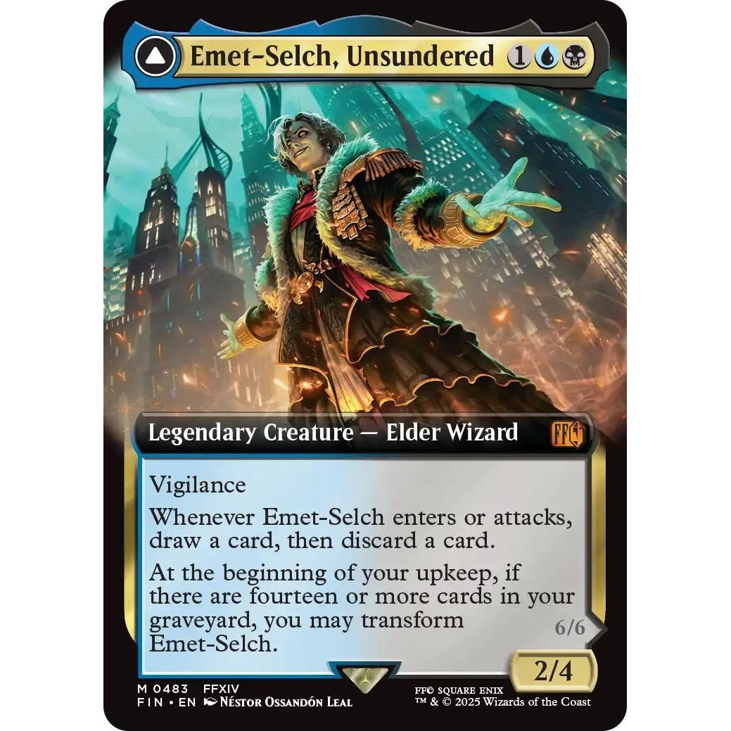 Image for Emet-Selch, Unsundered (Extended Art) (483) (FIN) - Magic: The Gathering