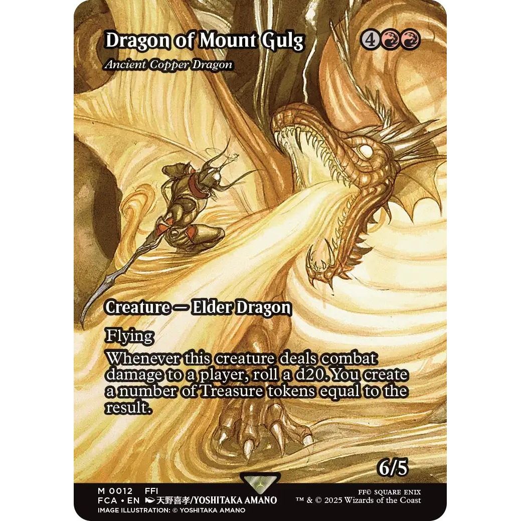 Image for Dragon of Mount Gulg - Ancient Copper Dragon (Showcase) (12) (FCA) - Magic: The Gathering