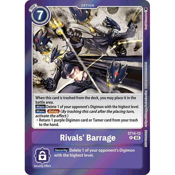 Image for Rivals' Barrage (Special Event Pack 2025) (ST14-12 R) (ST-14) - Digimon Card Game