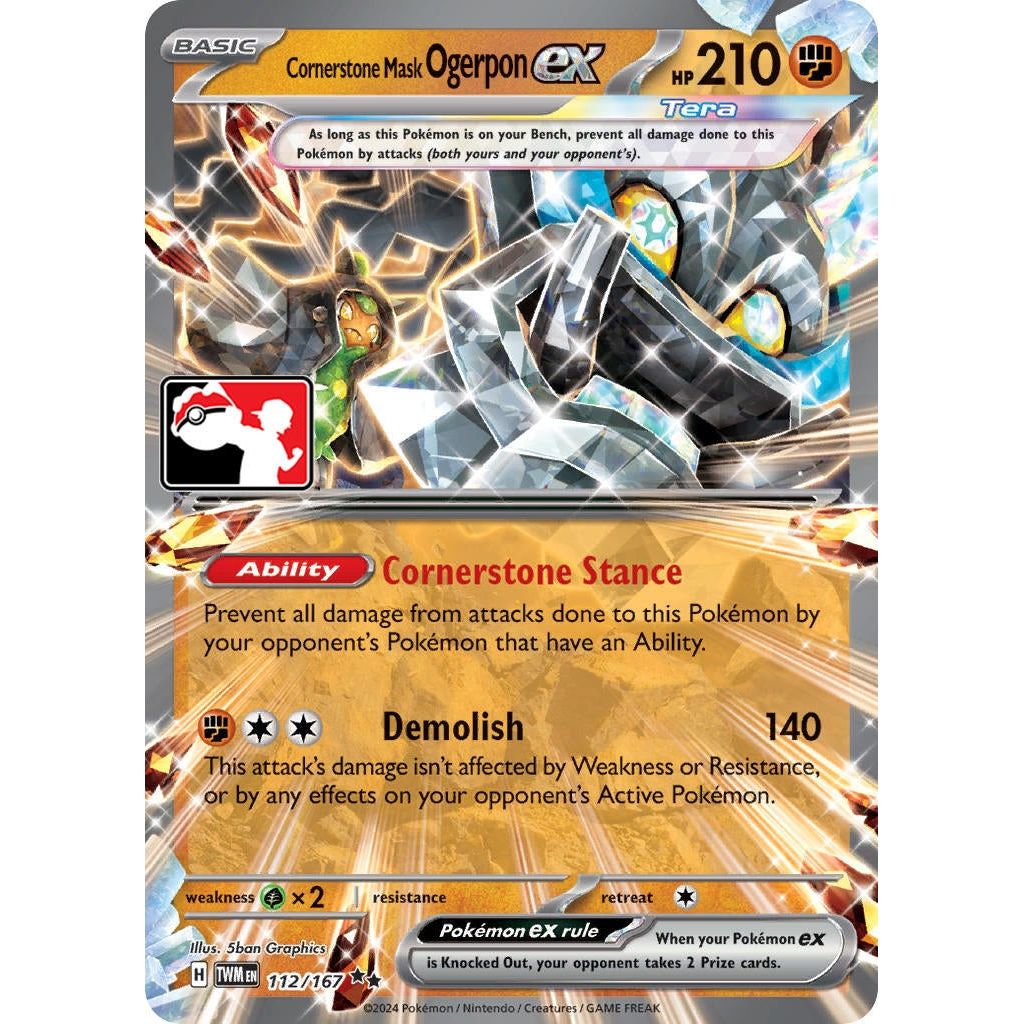 Image for Cornerstone Mask Ogerpon ex (112/167) - Pokemon