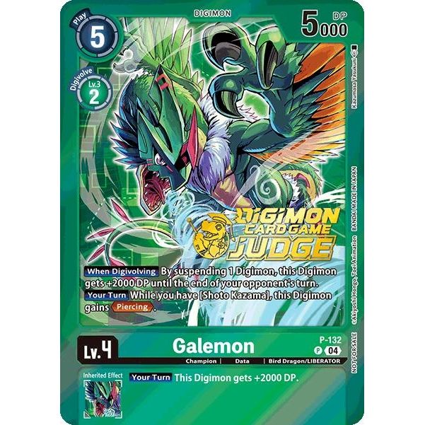 Image for Galemon (Judge Pack 2025 Wave 1) (P-132 P) (D-PR) - Digimon Card Game