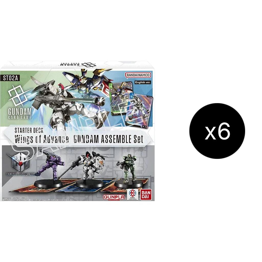 Image for Starter Deck 02: Wings of Advance - Gundam Assemble Starter Set Display - Gundam Card Game