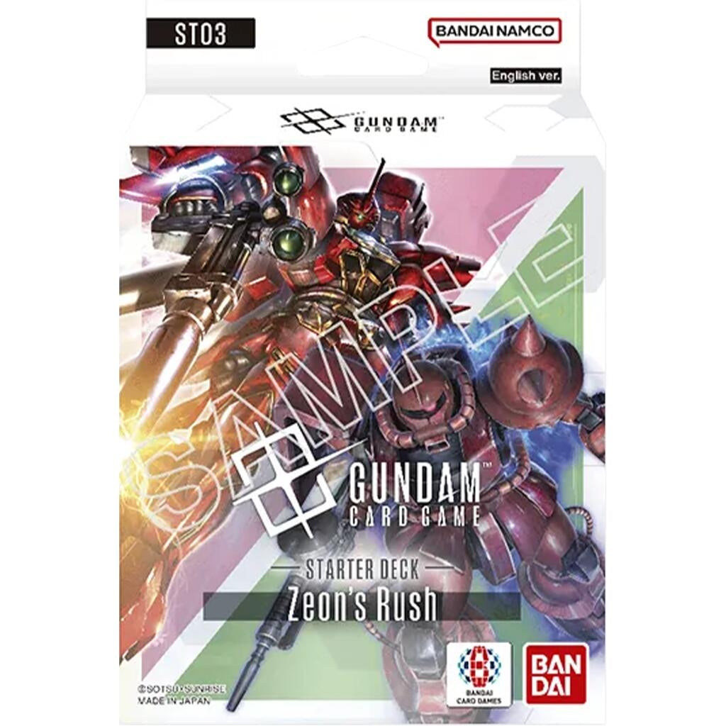 Image for Starter Deck 03: Zeon's Rush - Gundam Card Game