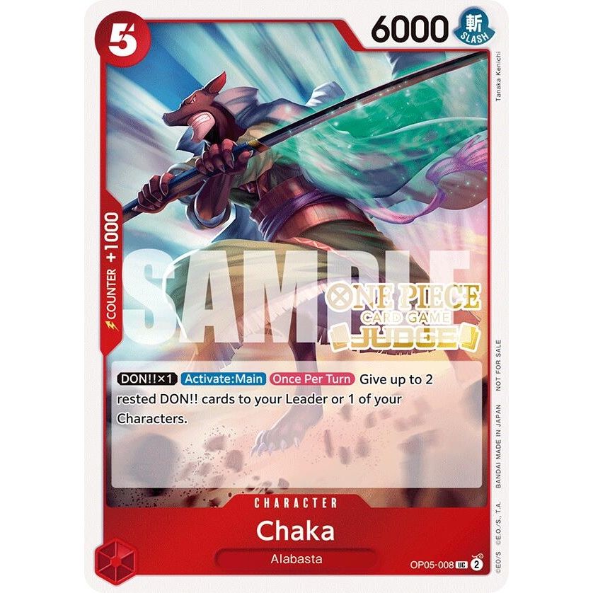 Image for Chaka (Judge Pack Vol. 5) (OP05-008) (OP-PR) - One Piece Card Game