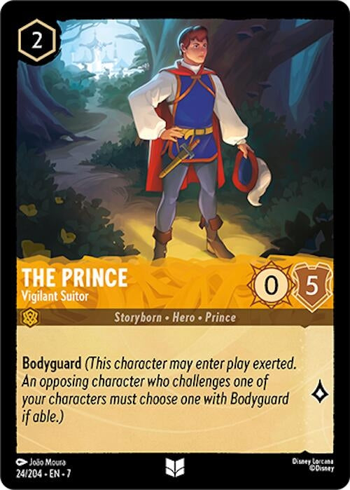 Image for The Prince - Vigilant Suitor (24/204) (7) - Disney Lorcana